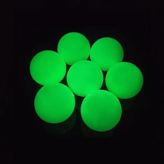 Glow-in-the-dark golfballen voor een unieke speelervaring, perfect voor nachtelijk golfen en buitenactiviteiten van Merkloos