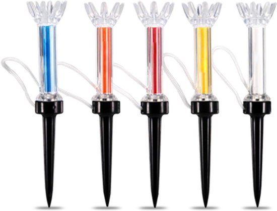 Golf accessoires set met magnetische golftees - 5 stuks, trainingshulpmiddelen voor golfers, touwtje om wegslaan te voorkomen, weerstand verminderen, afstand vergroten