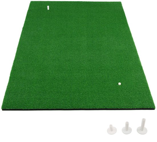 Golf Afslagmat Standaard Echt Gevoel Golf Oefenmat Golf Putting Mat 1,5 m x 1 m van Merkloos
