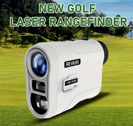 Golf Afstandsmeter met Slopefunctie – 910 m Bereik – USB Oplaadbaar – Flag Lock & Trilsignaal – Toernooivriendelijk van Merkloos