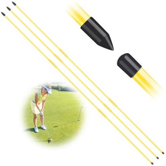 Golf Alignment Stick Connector voor Swing Trainer - Golf Training Aid voor Binnen en Buiten van Merkloos