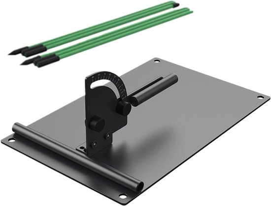 Golf Alignment Stick Houder - Zwaaitrainer Golf - Golfslag Verbeteren - Verstelbaar Vliegpad - 25 x 16 x 3.3 cm