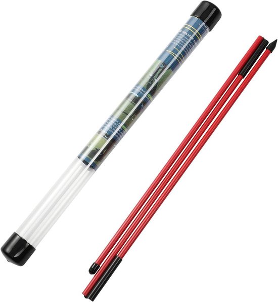 Golf Alignment Sticks 48 inch Vouwbare Trainingsstokken met Opbergtube voor Aiming, Swing en Houdingscorrectie