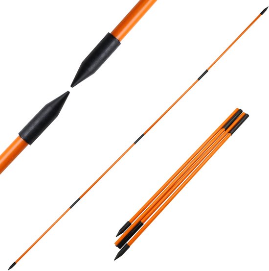 Golf Alignment Sticks - Opvouwbare Trainingshulpmiddelen - Lengte 150 cm van Merkloos