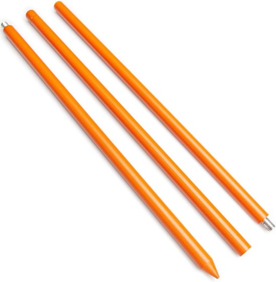 Golf Alignment Sticks Trainingshulpmiddel voor Swing en Lijn in Oranje (2 Stuks) van GOLF