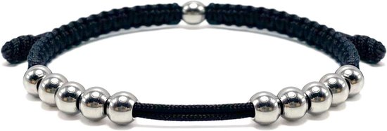 Golf armband - Score teller - Golfspel bijhouden - Handgemaakt vakmanschap - Verstelbaar tot 28 cm - Zwart van GOLF