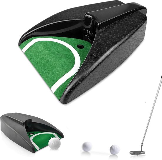 Golf Automatische Putting Cup, Golf Return Machine met 5 Stks Golfbal Spikes, voor Golf Training Indoor Office Auto Return Praktijk
