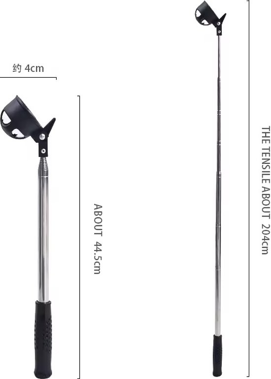 Golf Bal Hengel 2 Meter - Golf Accessoires - Handig voor op de Baan - Golf Must-Have van Merkloos