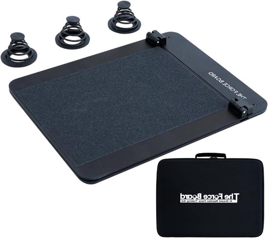 Golf Balansbord - Swing Trainer - Golfslag Verbeteren - Verstelbare Dubbele Veren - 45 x 31 cm - Zwart