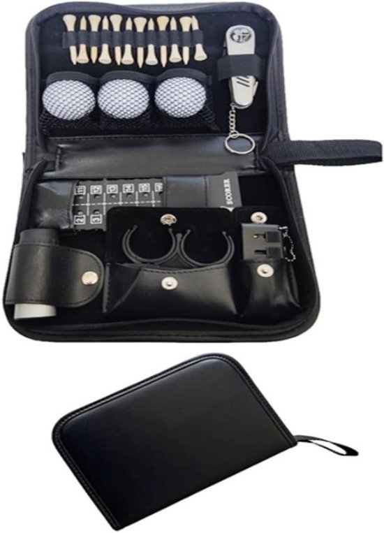 Golf Ball Bag - Multifunctionele golfset - Hoogwaardige PU materialen - Ideaal voor op de golfbaan - ShopVlot