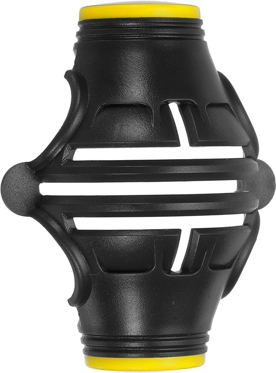 Golf Ball Marker Stencil - 360 Degree Triple Track Golf Ball Alignment Marking Tool - Line Drawing Marker voor Mannen en Vrouwen - Zwart/Geel van GOLF