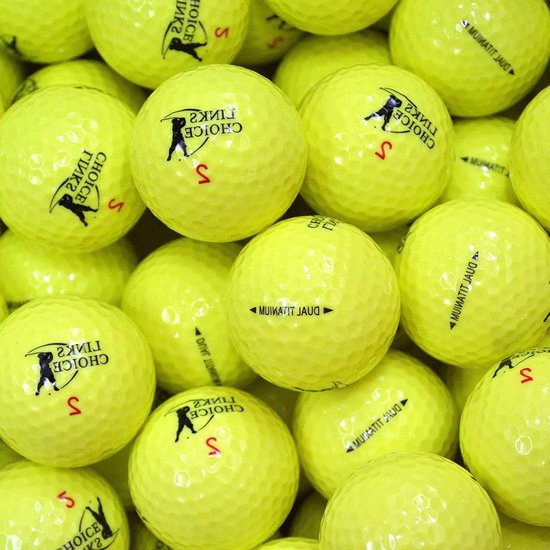 Golf Ballen - Golfballen Set - Golf Spelen - Kwaliteit Klasse A - 12 Stuks - Geel
