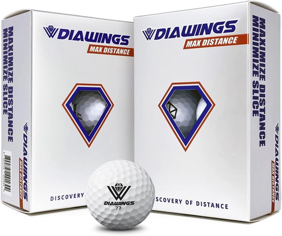 Golf Ballen - Lange Afstand Ballen - Golfen - Lage Spin - 12 Stuks - Wit