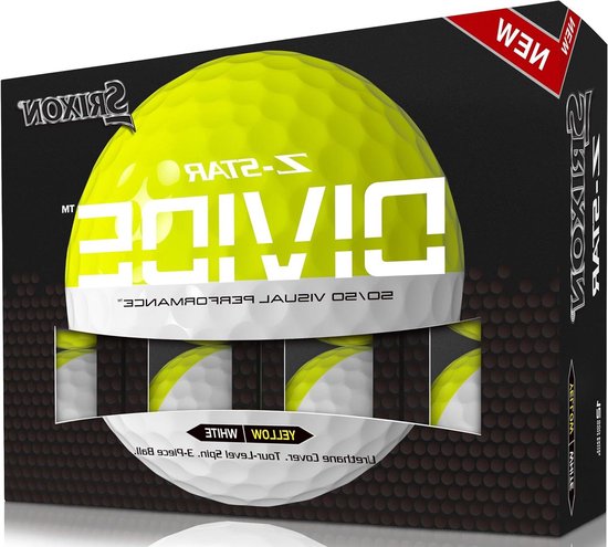 Golf Ballen - Oefen Ballen - Sport Prestaties - Verbeterde Vlucht - 12 Stuks - Geel Wit