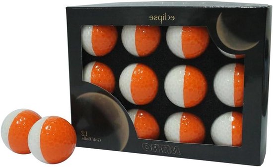 Golf Ballen - Sport Ballen - Golfen op de baan - Gedempte constructie - 12 stuks - Oranje