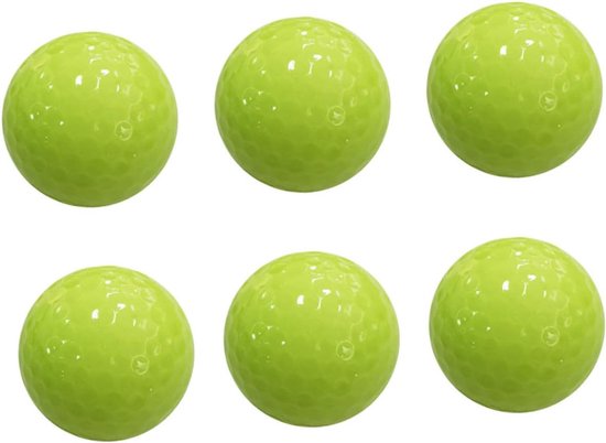 Golf Ballen - Trainingsballen Oefenballen - Avond Golfen - Lichtgevend - 4.27 cm - Groen