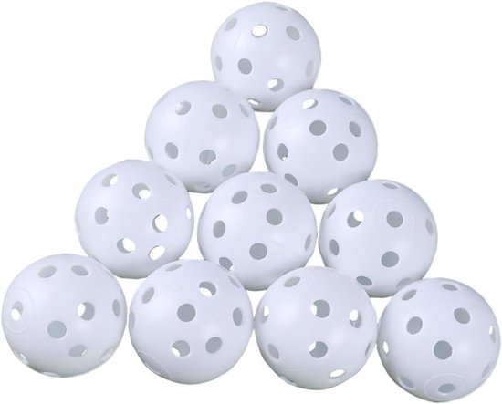 Golf Ballen - Trainingsballen Oefenballen - Golf Training - Lichtgewicht met Beperkte Vlucht - 41mm Diameter - Wit