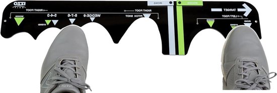 Golf Balpositie Trainer - Golf Swing Hulp - Balslag Verbeteren - Visuele Hulpmiddel - Niet gespecificeerd - Zwart