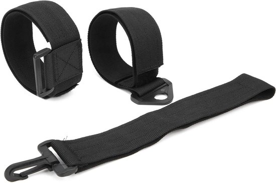 Golf Beencorrectie - Swing Trainer - Houding Verbeteren - Verstelbaar Ontwerp - 3 Stuks - Zwart