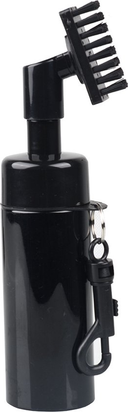 Golf Borstel - Golf Cleaning Brush - Golfclub Borstel - Zwart - Golf Accessoires - Golf Spullen van Merkloos