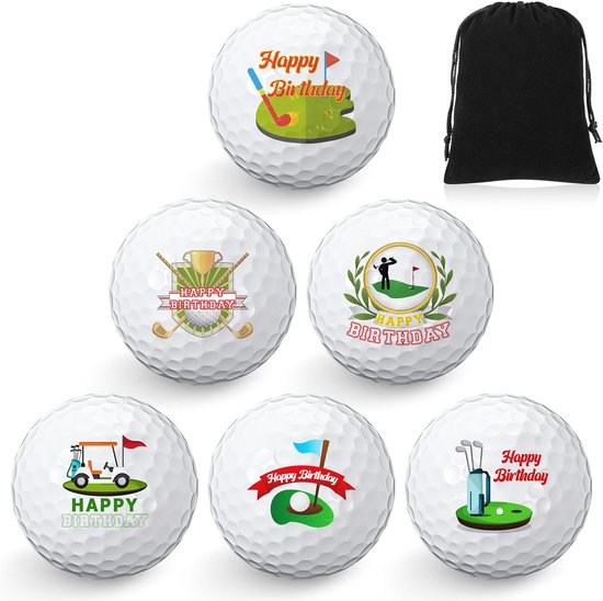 Golf Cadeauset voor Golf Fans - 6 Stuks
