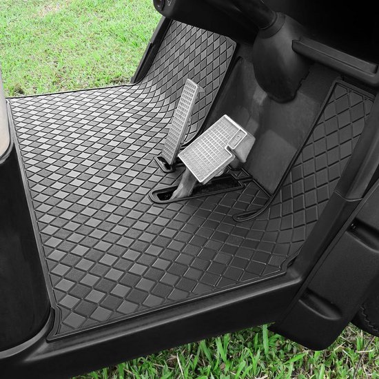 Golf Cart Floor Mat for Yamaha Drive/G29 Golf Cart (Black Trim)