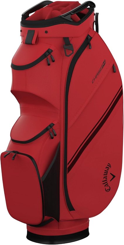 Golf Cartbag - 14 Vakken - Rood/Zwart van GOLF