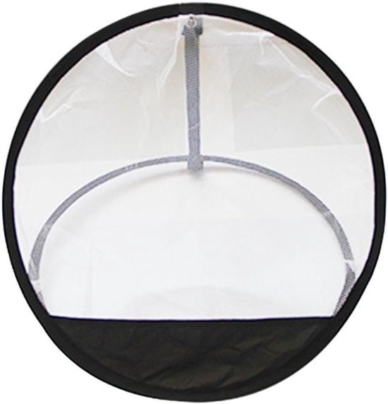 Golf Chipping Net - Golf Oefennet - Golf Precisie Trainen - Draagbaar en Afneembaar - 50 cm Diameter - Zwart