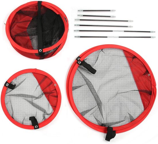 Golf Chipping Net - Oefen Net - Golf Vaardigheden Verbeteren - Opvouwbaar Netzakontwerp - 3 Maten - Zwart