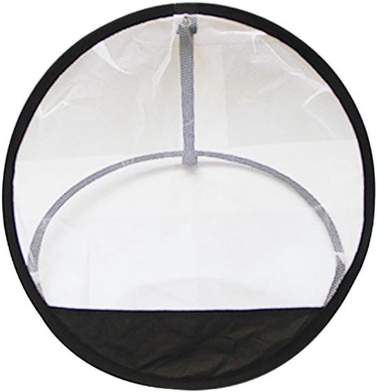Golf Chipping Net - Oefennet Golf - Swing Training - Draagbaar en Afneembaar - 50 cm Diameter - Zwart