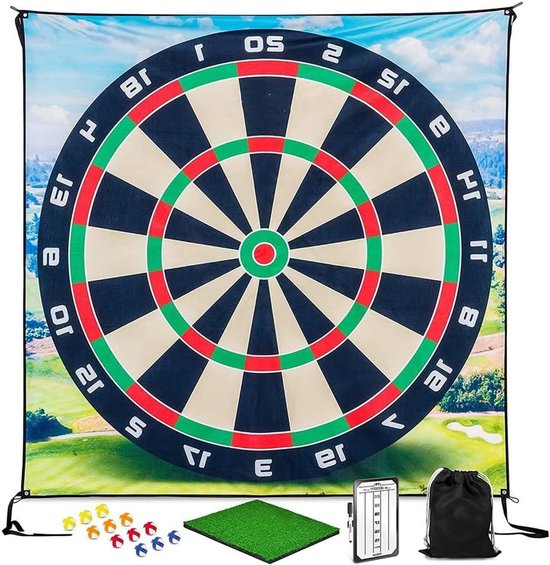 Golf Chipping Speelmat - Golf Trainingsmat - Golf Oefenen - Antislip Ontwerp - 200x200cm - Veelkleurig van GOLF