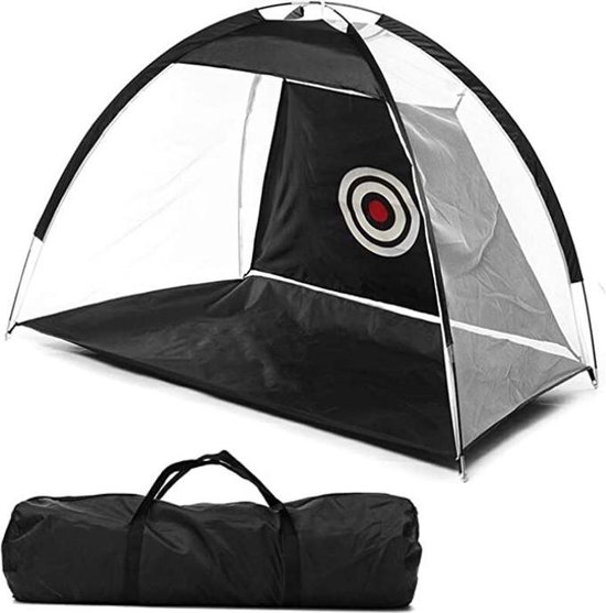 Golf Chippingnet - GRATIS Opbergtas -  Golf net - Oefennet - Chipping - Golf accessoires cadeau - Golftrainingsmateriaal - Golfballen - Golfnetten - Golfnet voor in de tuin - Swing - Training - Sport - Trainer - Tent van GOLF