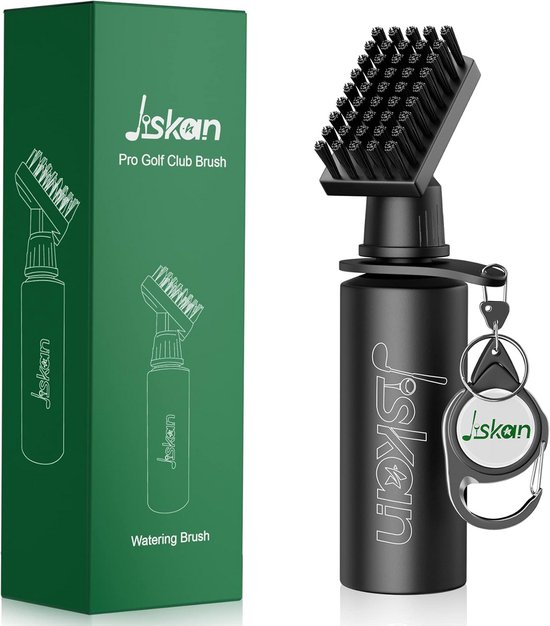 Golf Club Borstel Reiniger met Waterfles en Clip - Essentiële Golf Accessoires van GOLF