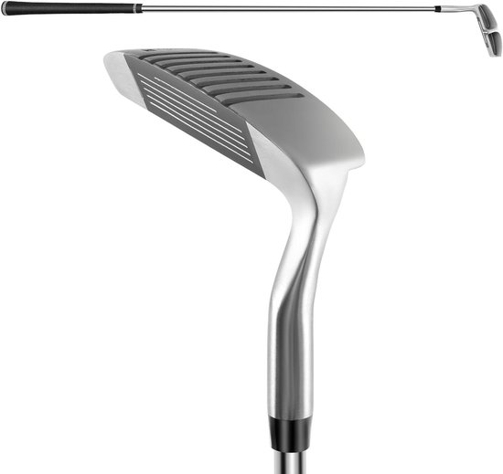 Golf Club Chipper - Golf Wedge - Korte Spel Verbeteren - Ingesloten Uitlijningslijnen - 89 cm - Zilver van GOLF