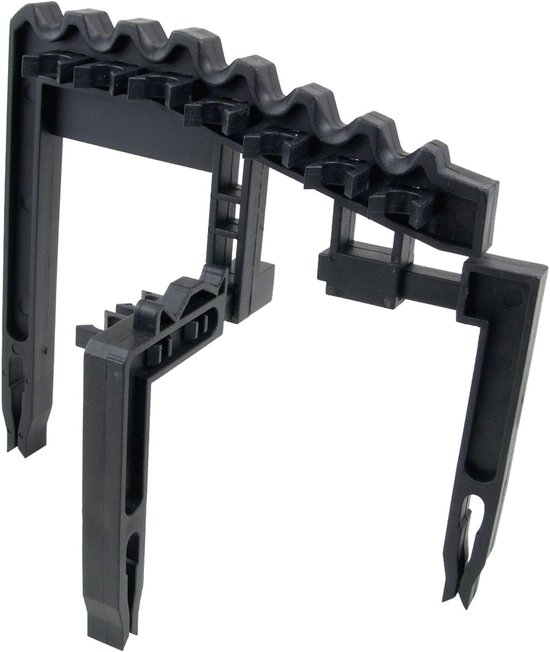 Golf Club Clips - Clubhouder Rack - Clubs Organiseren - Voorkomt Clubslijtage - 25x23 cm - Zwart van GOLF