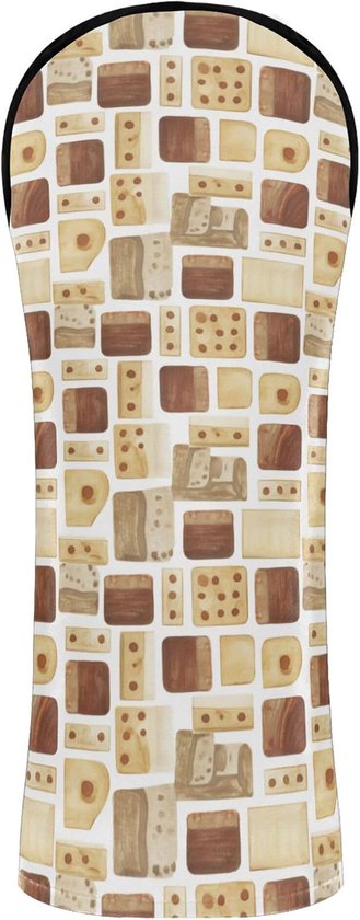 Golf Club Covers - Headcovers Hout - Golf Club Bescherming - Waterdicht Leer - Verwisselbare Tags - Vintage Hout van GOLF