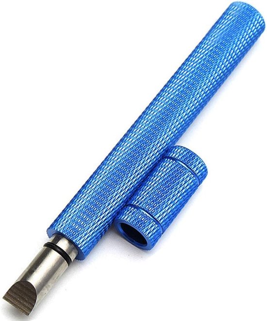Golf Club Groove Sharpener, Re-Grooving Tool en Cleaner voor Wedges & Irons - Genereer optimale backspin - Geschikt voor U- & V-groeven van Merkloos