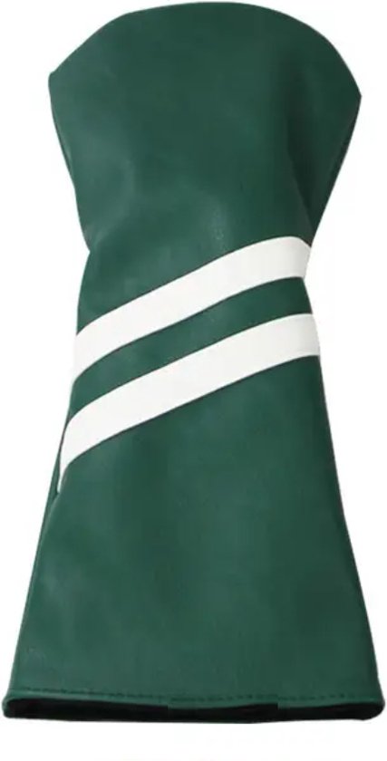 Golf Club Headcover Double-Stripe - Golfclub Covers - Groen- Headcovers-Golf Spullen- Driver van Merkloos