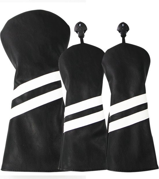 Golf Club Headcover Double-Stripe Zwart- Headcovers-Golf Spullen- Driver, Hybride, Fairway wood van Under Armour