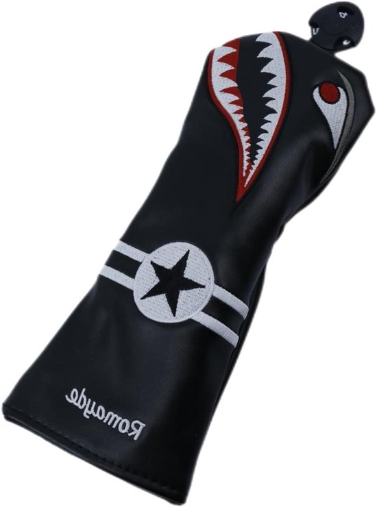 Golf Club Hoes - Putter Beschermer - Golfclub Beschermen - Magnetische Sluiting - 36 cm - Zwart van GOLF