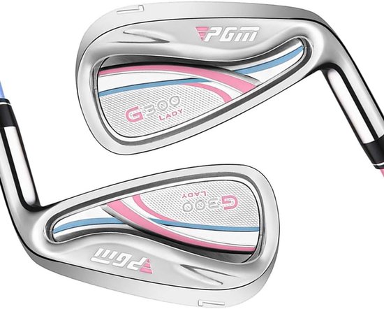 Golf Club Iron - Golfijzer Vrouw - Golf Training - 34 Graden Loft - #7 Club - Roze Blauw van GOLF