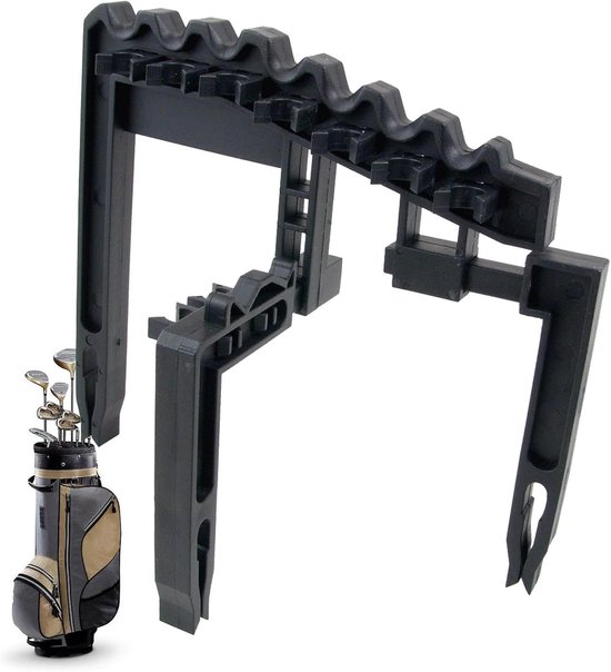 Golf Club Organizer - Clubhouder Clips - Golf Tas Ordenen - Voorkomt Clubslijtage - 25 cm Lengte - Zwart van GOLF