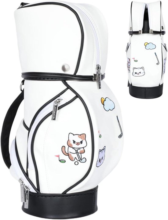 Golf Club Tas - Dames Cart Bag - Sport Organisatie - Lichtgewicht Opbergvakken - 38 x 22 x 15 cm
