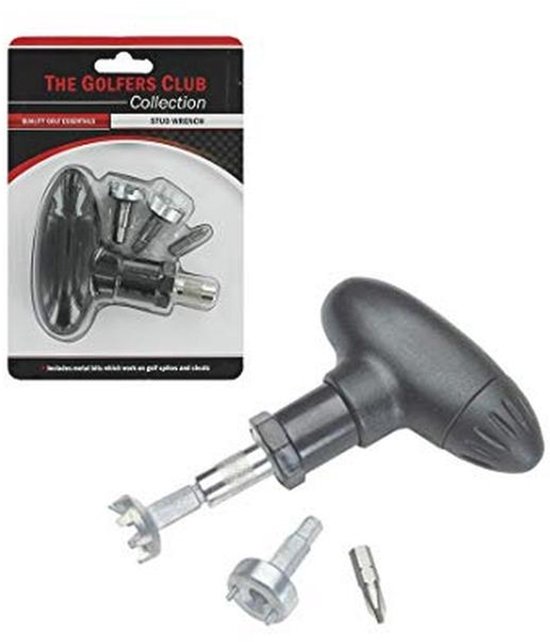 Golf Club Tool - Stud Wrench - Golfschoenen Onderhoud - Verstelbare Ratel - N.v.t. - Metaal van GOLF