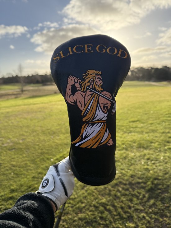 Golf Driver Head Cover Zwart - Golf Accessoires - Slice God - Driver Head Cover - Nero Golf van GOLF