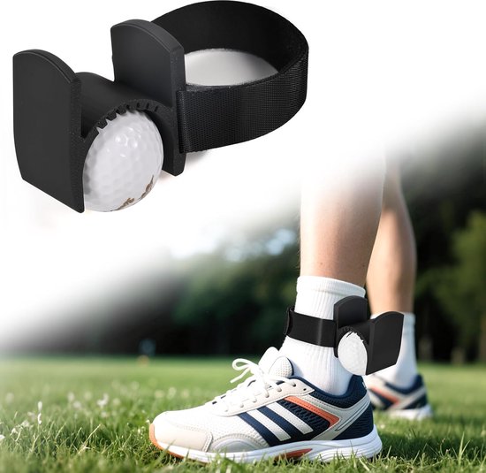Golf enkelrek - Golfbal enkelrek - Leuk - 5,6 × 3,5 × 5,5 cm - Grappig enkelrek - Ontworpen voor golfers - Golfbalaccessoire - Humoristisch speeltje voor mannen en vrouwen - Zwart (bal niet inbegrepen) van GOLF