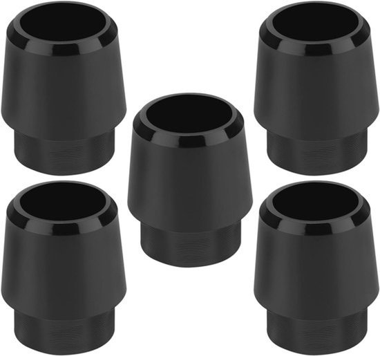 Golf Ferrules - Taperd 0,9 cm - Zwart - 5 Stks - Compatibel met Callaway - Compatibel met Rogue - Compatibel met Epic