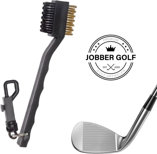 Golf Golfclub Borstel - Golf Accessoires - 2-in-1 Multi Club Cleaner van CHAMPKEY