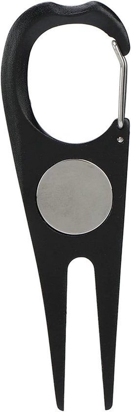 Golf Graszode Vork - Golf Reparatie Gereedschap - Fairway Reparatie - Magnetische Bal Marker - 10 cm - Groen