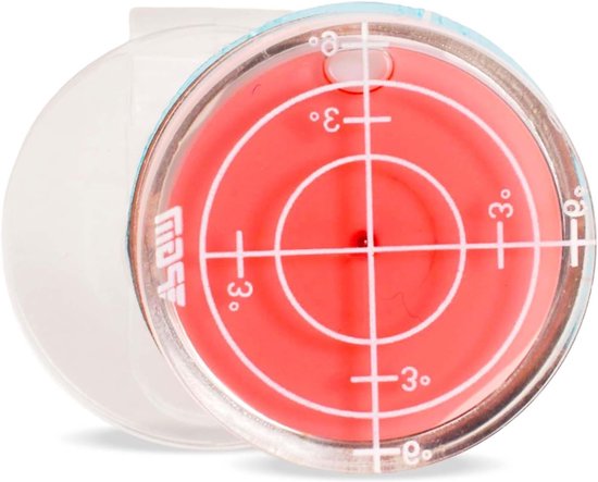 Golf Green Reader Level Ball Marker met Bubble Level en Magnetische Hat Clip voor Precisie Putting en Golfaccessoires in Rood